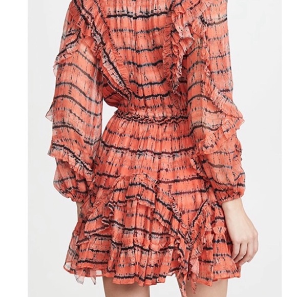 Ulla Johnson Aberdeen Silk Mini Dress Size 6 EUC - Picture 4 of 11